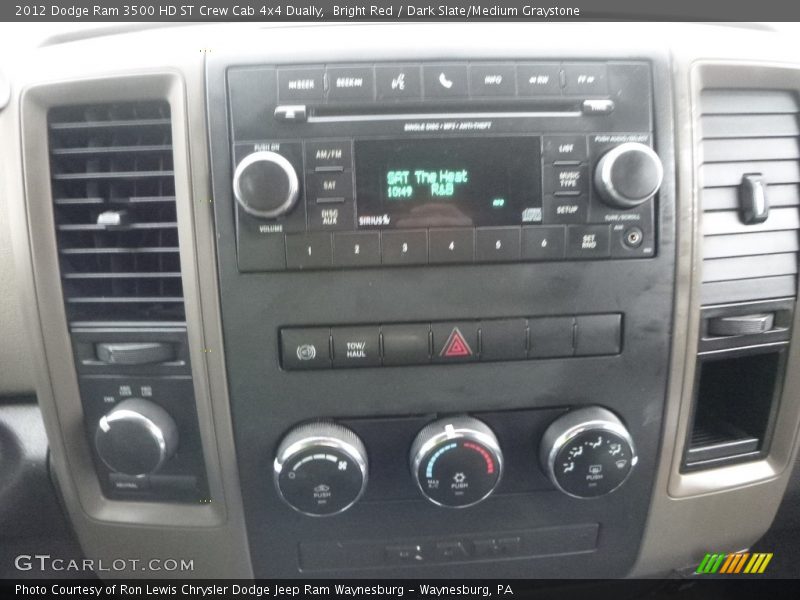 Bright Red / Dark Slate/Medium Graystone 2012 Dodge Ram 3500 HD ST Crew Cab 4x4 Dually