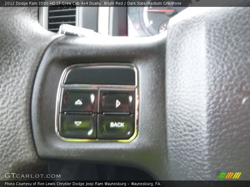 Bright Red / Dark Slate/Medium Graystone 2012 Dodge Ram 3500 HD ST Crew Cab 4x4 Dually