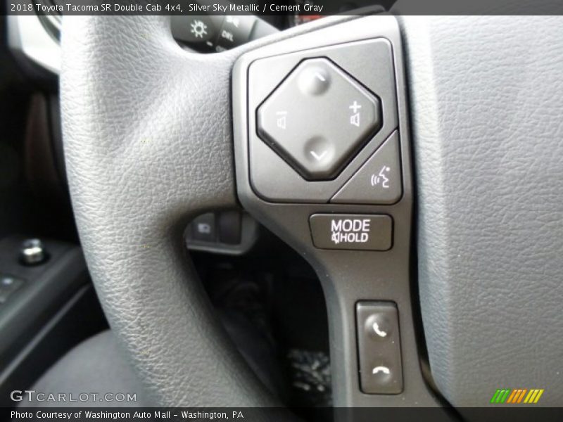 Controls of 2018 Tacoma SR Double Cab 4x4