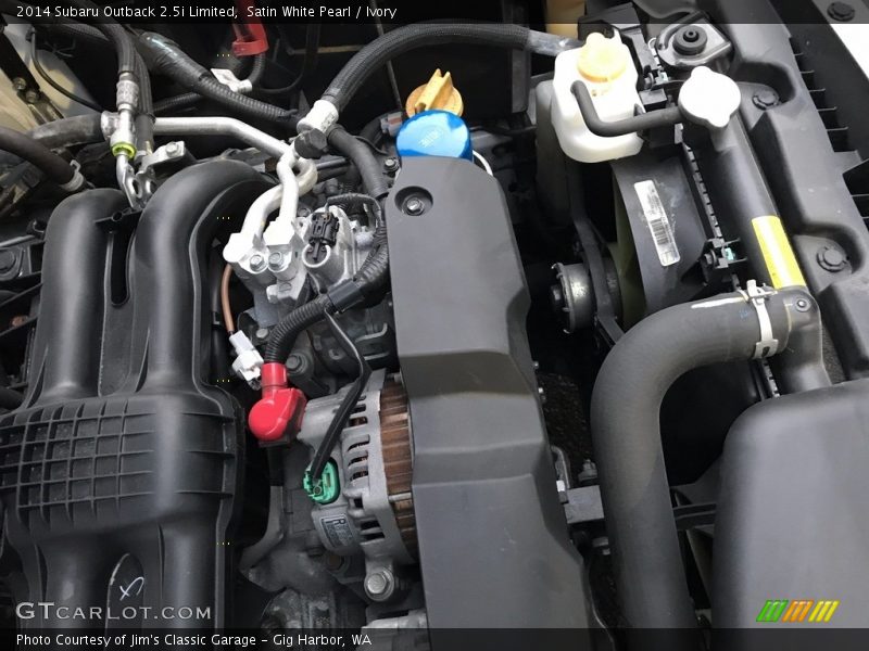 Satin White Pearl / Ivory 2014 Subaru Outback 2.5i Limited