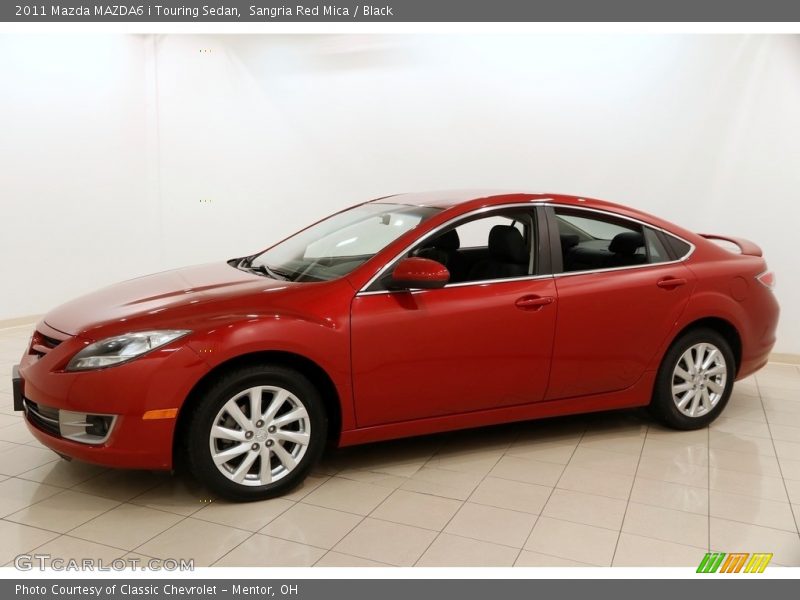 Sangria Red Mica / Black 2011 Mazda MAZDA6 i Touring Sedan