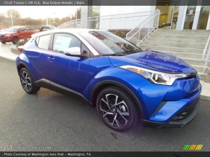 Blue Eclipse Metallic / Black 2018 Toyota C-HR XLE