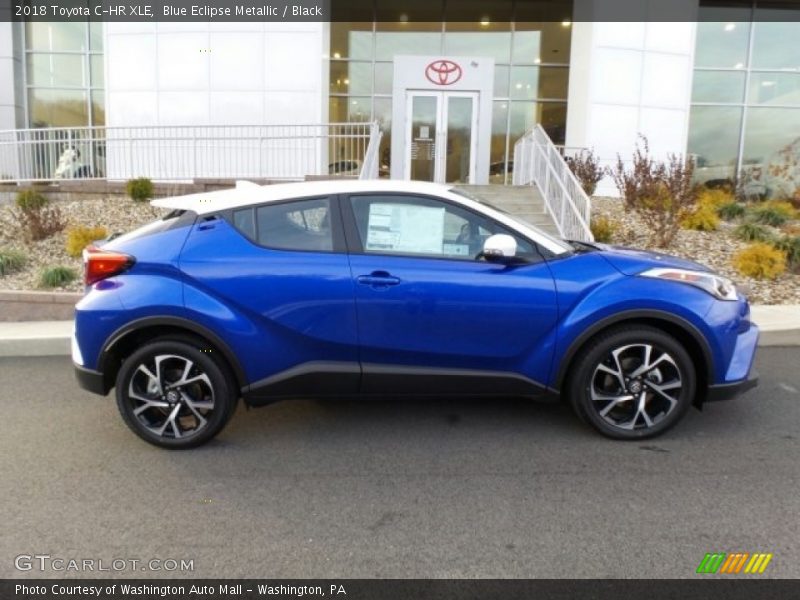 Blue Eclipse Metallic / Black 2018 Toyota C-HR XLE