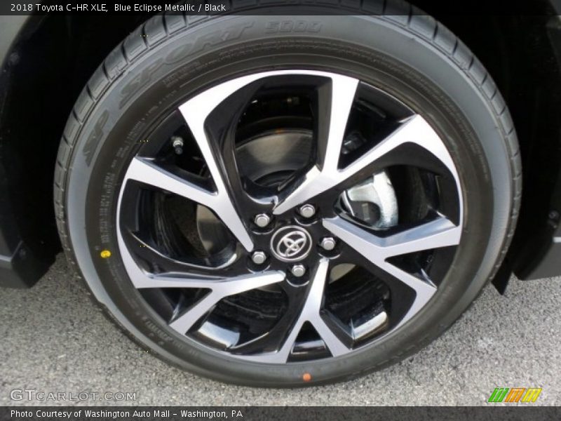 Blue Eclipse Metallic / Black 2018 Toyota C-HR XLE