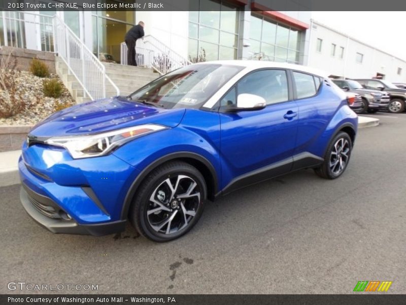 Blue Eclipse Metallic / Black 2018 Toyota C-HR XLE