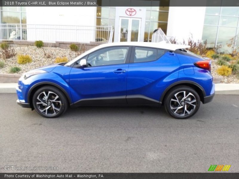 Blue Eclipse Metallic / Black 2018 Toyota C-HR XLE