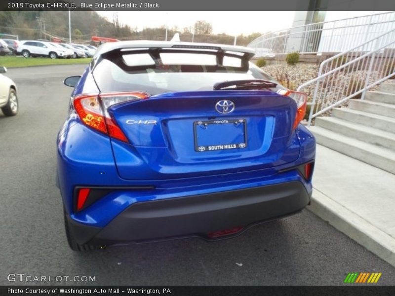 Blue Eclipse Metallic / Black 2018 Toyota C-HR XLE