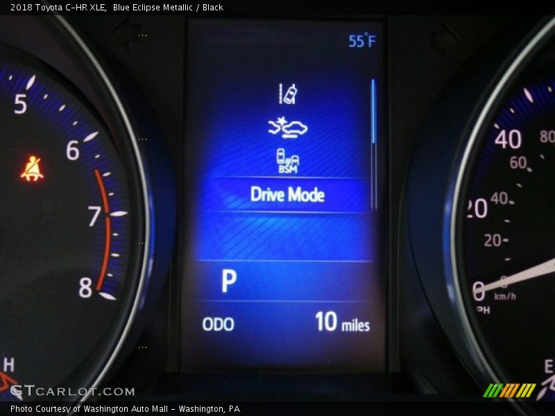 Blue Eclipse Metallic / Black 2018 Toyota C-HR XLE