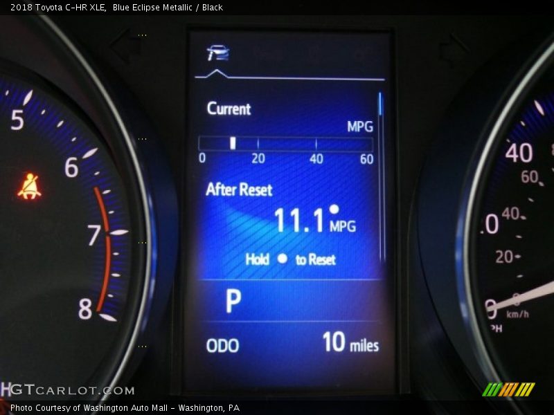 Blue Eclipse Metallic / Black 2018 Toyota C-HR XLE