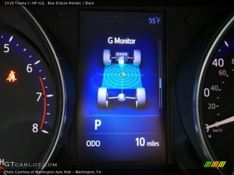 Blue Eclipse Metallic / Black 2018 Toyota C-HR XLE