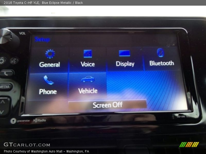Blue Eclipse Metallic / Black 2018 Toyota C-HR XLE