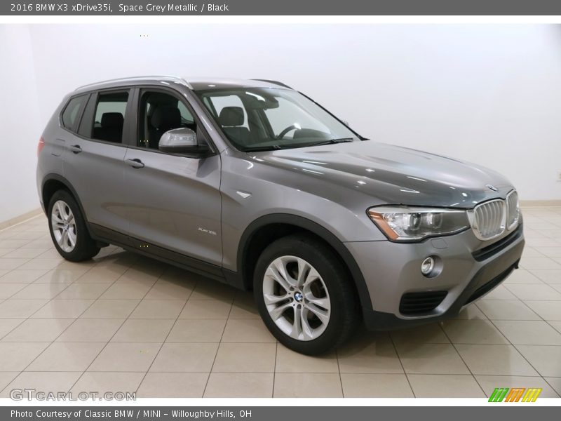 Space Grey Metallic / Black 2016 BMW X3 xDrive35i