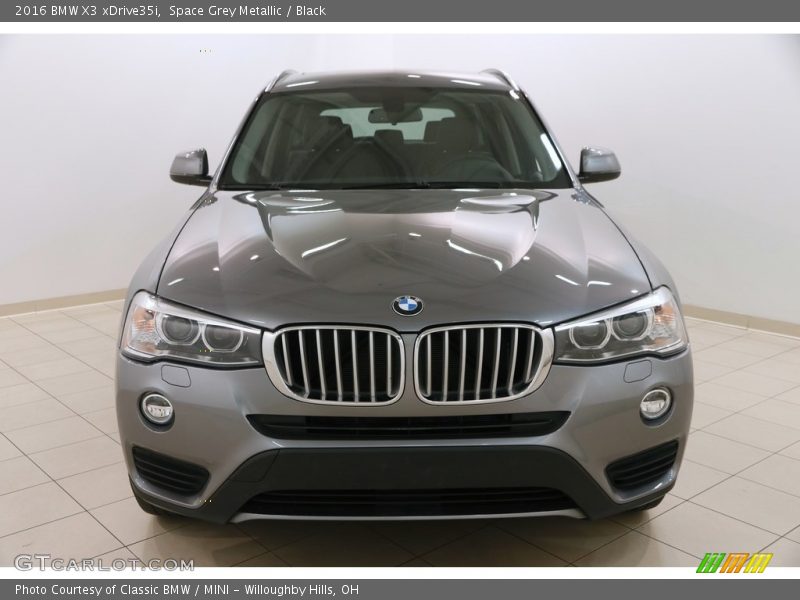 Space Grey Metallic / Black 2016 BMW X3 xDrive35i