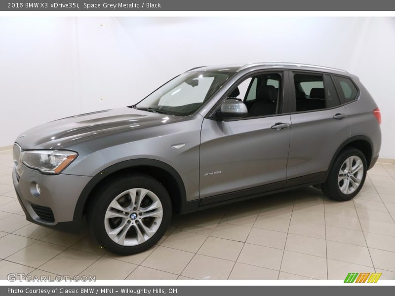 Space Grey Metallic / Black 2016 BMW X3 xDrive35i
