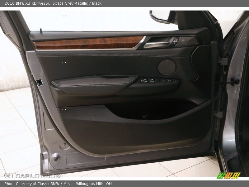 Space Grey Metallic / Black 2016 BMW X3 xDrive35i