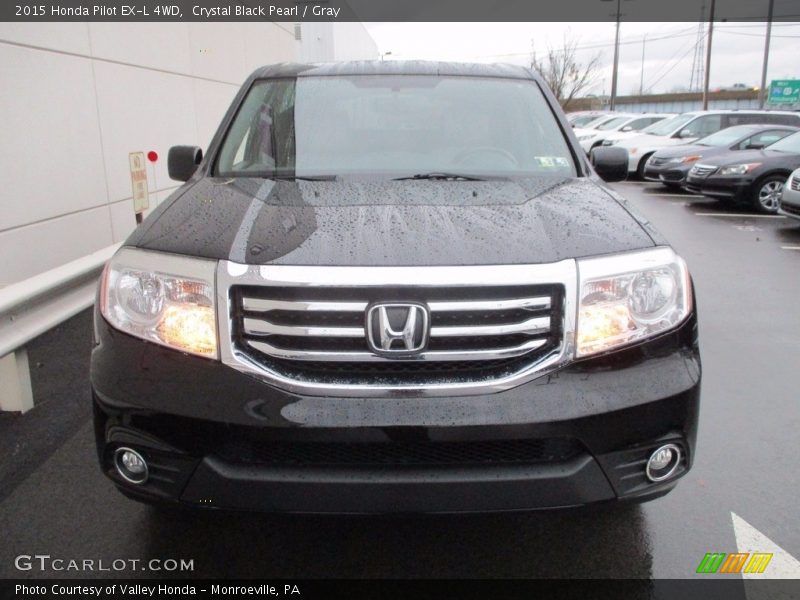 Crystal Black Pearl / Gray 2015 Honda Pilot EX-L 4WD