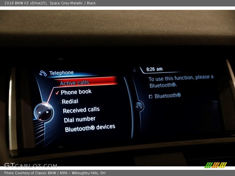 Space Grey Metallic / Black 2016 BMW X3 xDrive35i