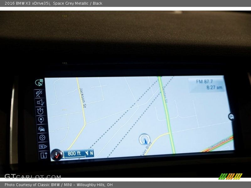 Space Grey Metallic / Black 2016 BMW X3 xDrive35i