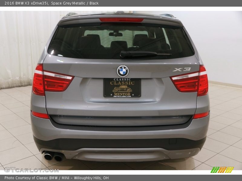 Space Grey Metallic / Black 2016 BMW X3 xDrive35i