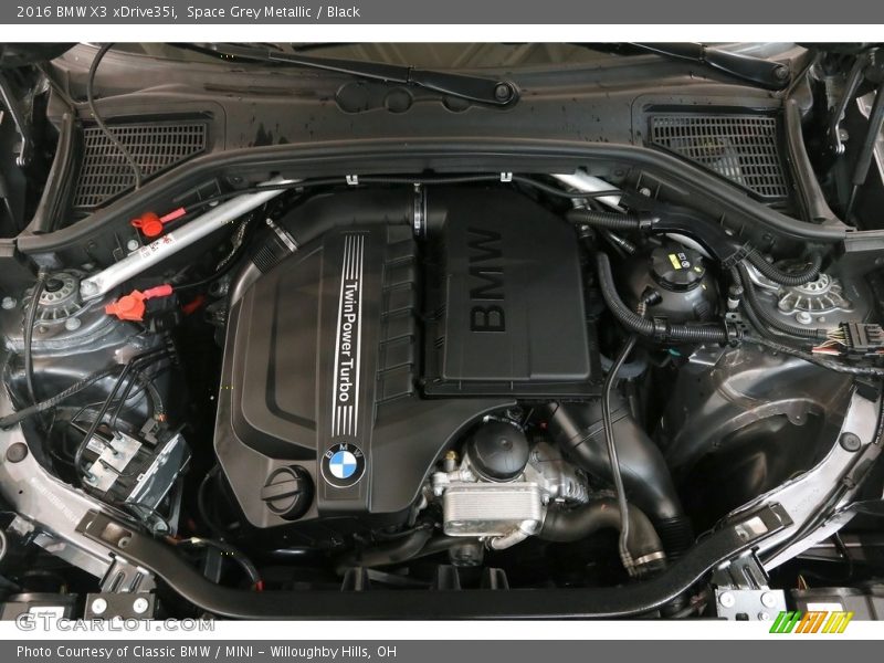 Space Grey Metallic / Black 2016 BMW X3 xDrive35i