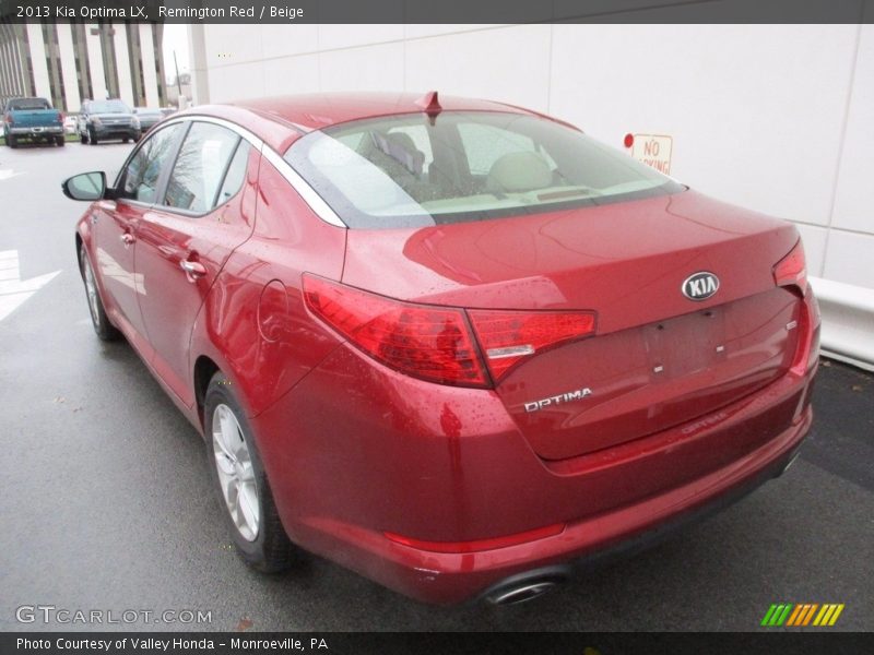 Remington Red / Beige 2013 Kia Optima LX