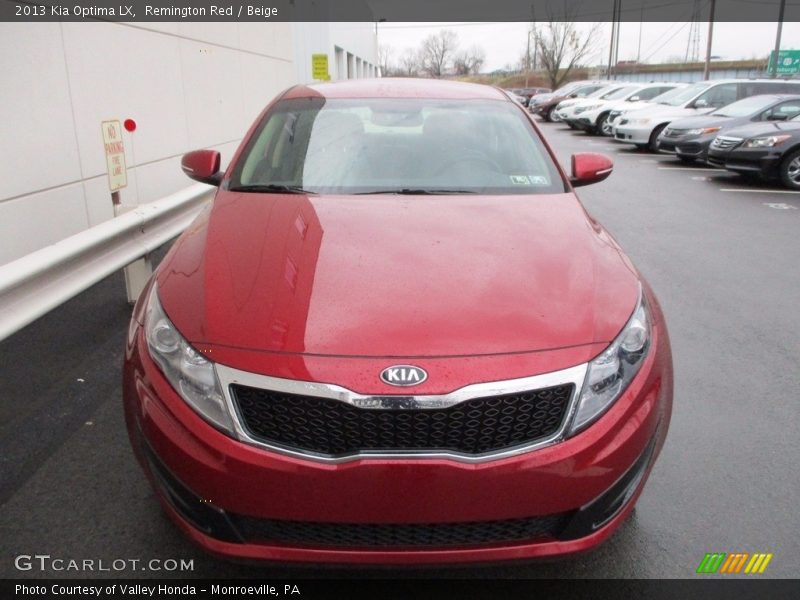 Remington Red / Beige 2013 Kia Optima LX