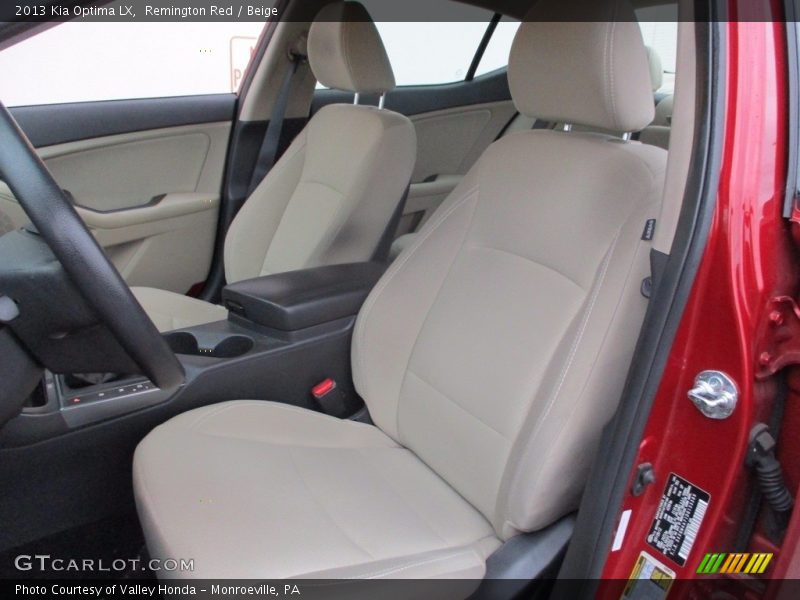 Remington Red / Beige 2013 Kia Optima LX