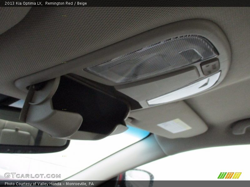 Remington Red / Beige 2013 Kia Optima LX