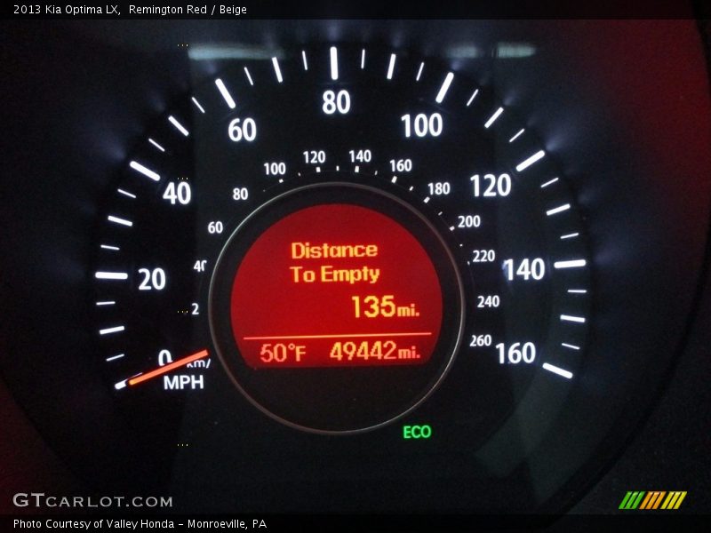 Remington Red / Beige 2013 Kia Optima LX