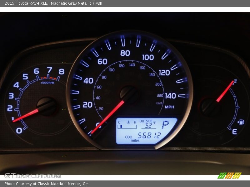 Magnetic Gray Metallic / Ash 2015 Toyota RAV4 XLE