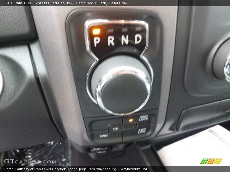 Flame Red / Black/Diesel Gray 2018 Ram 1500 Express Quad Cab 4x4