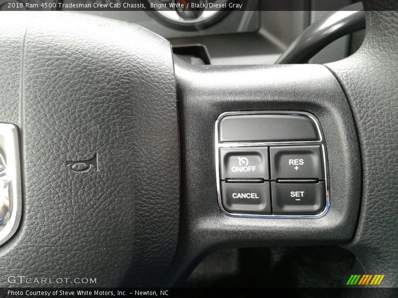 Bright White / Black/Diesel Gray 2018 Ram 4500 Tradesman Crew Cab Chassis