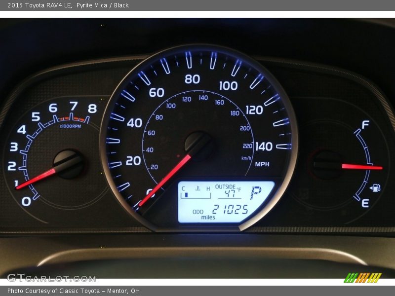 Pyrite Mica / Black 2015 Toyota RAV4 LE