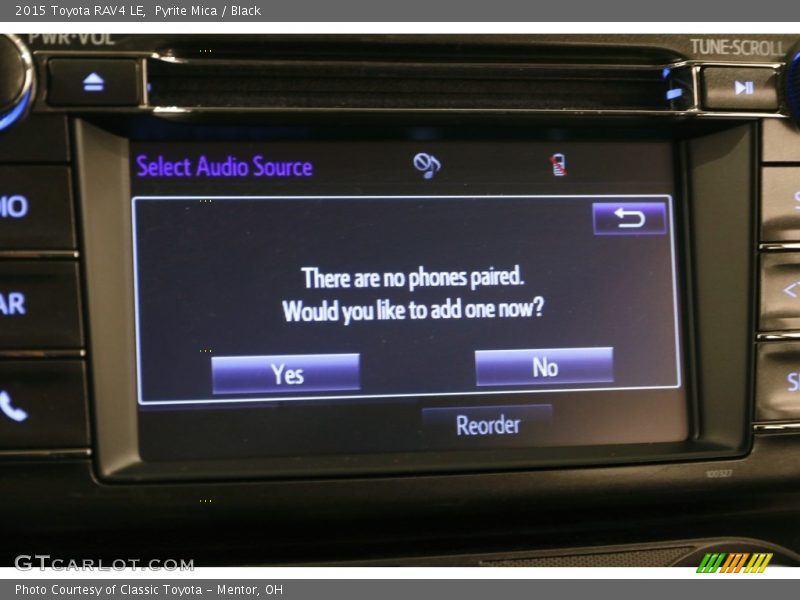 Pyrite Mica / Black 2015 Toyota RAV4 LE