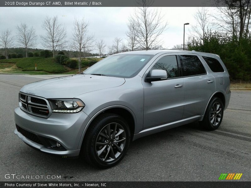 Billet Metallic / Black 2018 Dodge Durango GT AWD