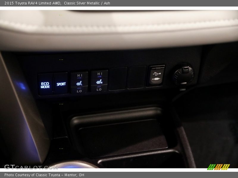 Classic Silver Metallic / Ash 2015 Toyota RAV4 Limited AWD