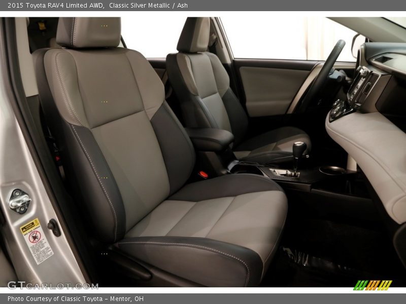 Classic Silver Metallic / Ash 2015 Toyota RAV4 Limited AWD