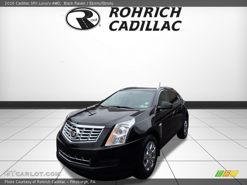 Black Raven / Ebony/Ebony 2016 Cadillac SRX Luxury AWD