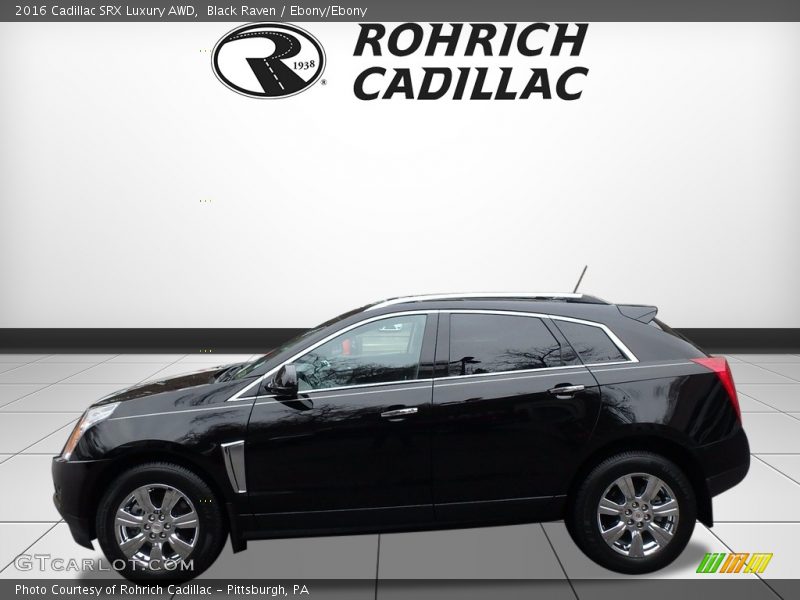 Black Raven / Ebony/Ebony 2016 Cadillac SRX Luxury AWD