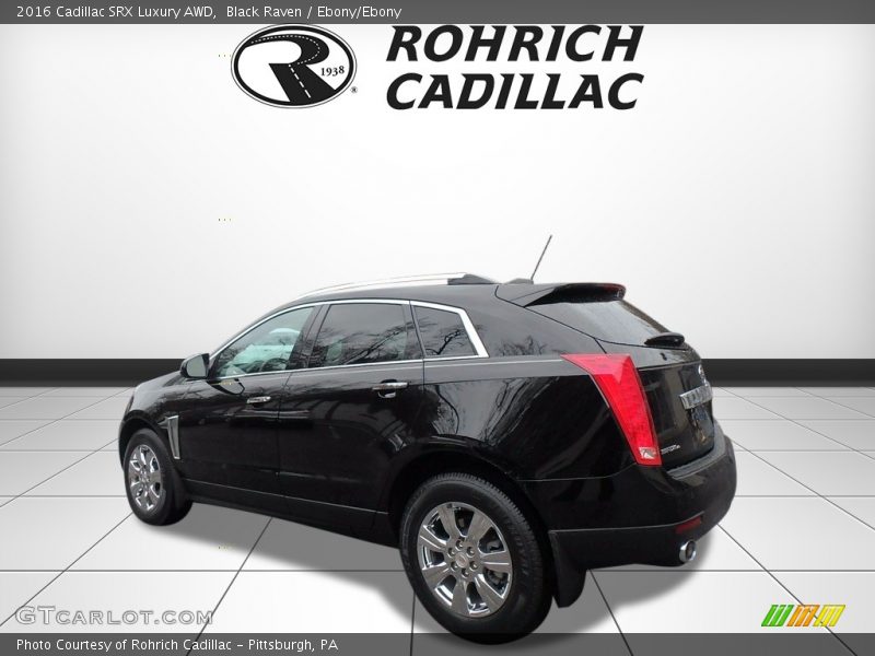Black Raven / Ebony/Ebony 2016 Cadillac SRX Luxury AWD