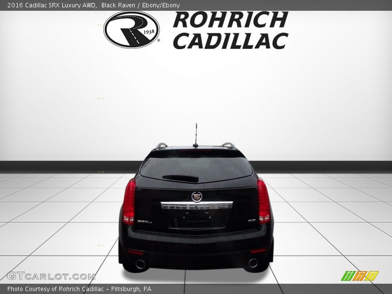 Black Raven / Ebony/Ebony 2016 Cadillac SRX Luxury AWD