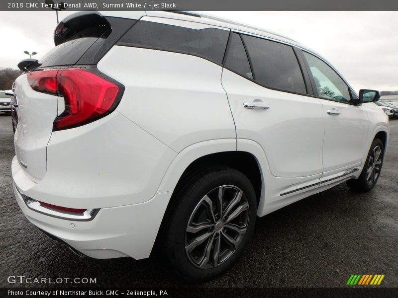 Summit White / ­Jet Black 2018 GMC Terrain Denali AWD