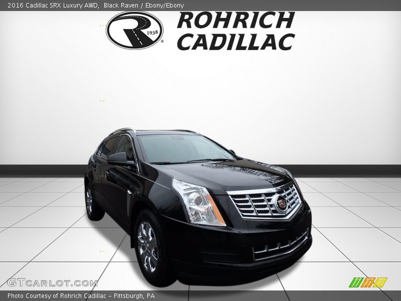 Black Raven / Ebony/Ebony 2016 Cadillac SRX Luxury AWD