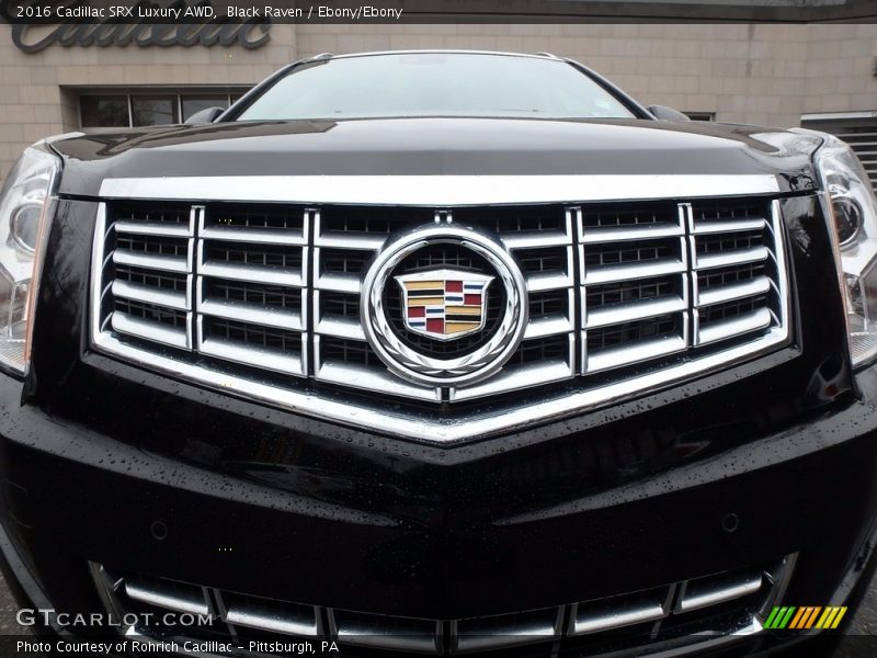 Black Raven / Ebony/Ebony 2016 Cadillac SRX Luxury AWD
