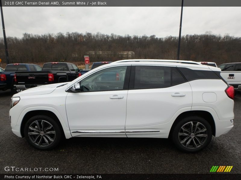Summit White / ­Jet Black 2018 GMC Terrain Denali AWD