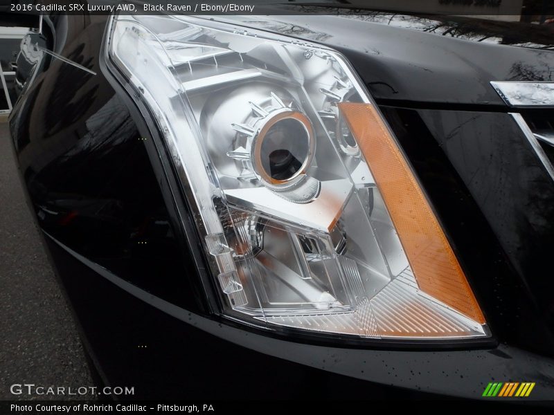 Black Raven / Ebony/Ebony 2016 Cadillac SRX Luxury AWD