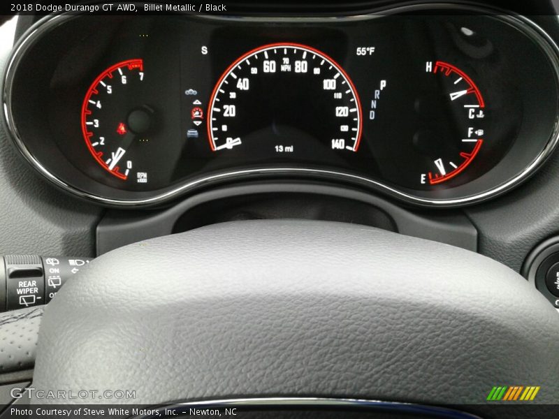 Billet Metallic / Black 2018 Dodge Durango GT AWD