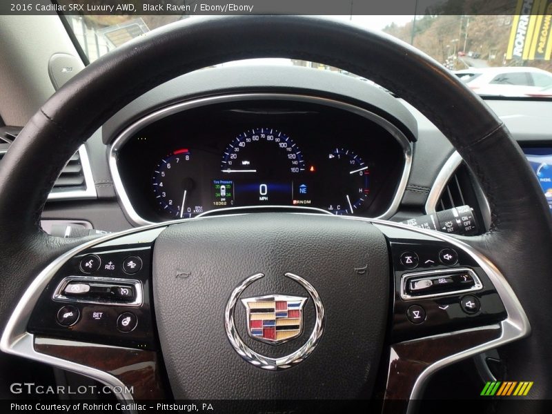 Black Raven / Ebony/Ebony 2016 Cadillac SRX Luxury AWD