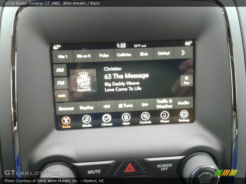 Billet Metallic / Black 2018 Dodge Durango GT AWD