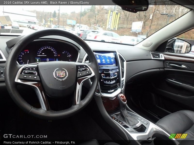 Black Raven / Ebony/Ebony 2016 Cadillac SRX Luxury AWD